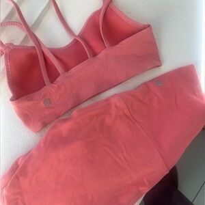 lululemon juicy coral ALIGN legging sz.0, double layer • so smooth & flattering